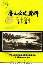鲁山文史资料  第10辑（1994 PDF版）