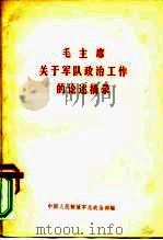 毛主席关于军队政治工作的论述摘录（1978 PDF版）