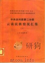 中央访问团第二分团云南民族情况汇编  上（1986 PDF版）