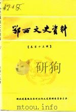 鄂西文史资料 总第15辑 1994 PDF电子版封面 鄂西自治州政协文史资料委员会编