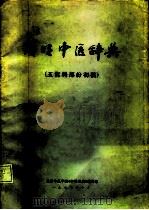 简明中医辞典 PDF电子版封面