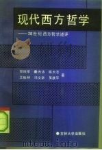 现代西方哲学  20世纪西方哲学述评（1991 PDF版）