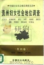 贵州妇女社会地位调查（1994 PDF版）