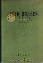 克累布施-郭尔丹系数表（1964 PDF版）