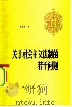关于社会主义法制的若干问题（1982 PDF版）