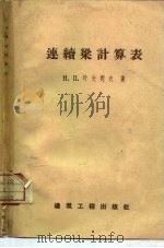 连续梁计算表（1960 PDF版）