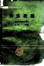大专法学试用教材  刑法教程（1987 PDF版）