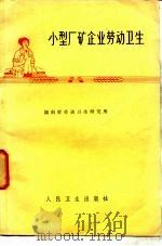 小型厂矿企业劳动卫生 1976 PDF电子版封面 14048·3506 湖南省劳动卫生研究所编