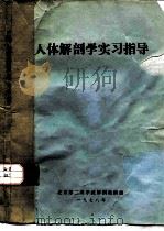 人体解剖学实习指导（1978 PDF版）