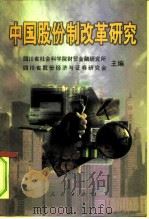 中国股份制改革研究（1999 PDF版）