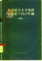 我国社会主义建设中的若干经济问题（1959 PDF版）