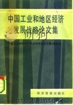 中国工业和地区经济发展战略研究论文集《中国工业和地区经济发展战略研究论文集》编辑组（1985 PDF版）