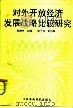 对外开放经济发展战略比较研究（1991 PDF版）