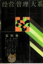 经营管理大系 实例卷 1990 PDF电子版封面 7208005850 谢明干主编
