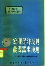 宏观经济及其能源需求预测（1984 PDF版）