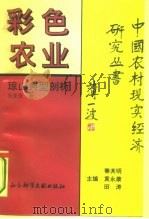 彩色农业 琼山典型剖析 1994 PDF电子版封面 7800505553 吴亚荣著