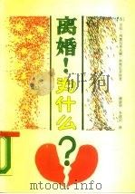 离婚!为什么? 1989 PDF电子版封面 7563700811 (苏)列奥尼多娃著;穆新华,李建兴译