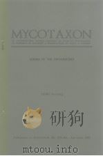 MYCOTAXON GENERA OF THE ERYSIPHACEAE PDF电子版封面