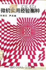 微机实用经验集粹 1990 PDF电子版封面 7302006741 刘炳文,尹庆德编