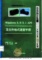 Windows 3.0/3.1API及文件格式速查手册 1994 PDF电子版封面 7507708853 何晓丽等编著