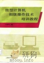 微型计算机初级操作技术培训教程（1993 PDF版）