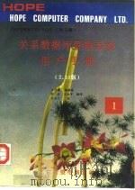 关系数据库管理系统用户手册  2.10版  1（1991 PDF版）