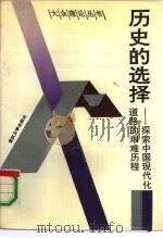 历史的选择-探索中国现代化道路的艰难历程（1991 PDF版）