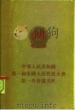 中华人民共和国第一届全国人民代表大会第一次会议文件（1955 PDF版）