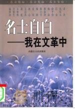 名士自白  我在文革中  上（1999 PDF版）