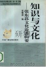 知识与文化 张东荪文化论著辑要 1995 PDF电子版封面 7504327441 张东荪著;张耀南编