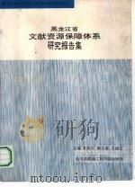 黑龙江省文献资源保障体系研究报告集（1993 PDF版）