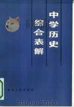 中学历史综合表解（1983 PDF版）