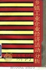 乡镇工业企业经济活动分析（1991 PDF版）