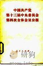 中国共产党第十三届中共委员会第四次全体会议公报（1989 PDF版）