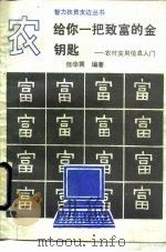 给你一把致富的金钥匙  农村实用信息入门（1991 PDF版）