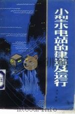 小型水电站的建造及运行 水力部分 1980 PDF电子版封面 16202·13 李大志编