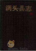 洞头县志 1993 PDF电子版封面 7213009923 杨志林主编;洞头县志编纂委员会编
