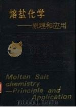熔盐化学 原理和应用 PRINCIPLE AND APPLICATION（1990 PDF版）