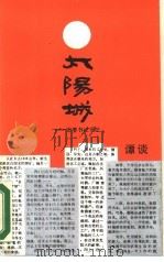 太阳城  市委书记手记（1988 PDF版）