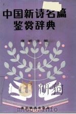 中国新诗名篇鉴赏辞典（1990 PDF版）