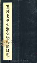 香港中文大学文物馆藏品专刊之二  香港中文大学文物馆藏印集（1980 PDF版）