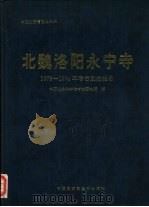 北魏洛阳永宁寺  1979-1994年考古发掘报告（1996 PDF版）