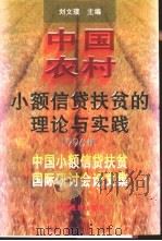 中国农村小额信贷扶贫的理论与实践 1996年中国小额信贷扶贫国际研讨会论文集 1997 PDF电子版封面 7501739676 刘文璞主编