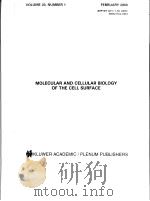 BIOSCIENCEREPORTS MOLECULAR AND CELLULAR BIOLOGY OF THE CELL SURFACE（ PDF版）