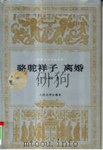 骆驼祥子  离婚（1994 PDF版）