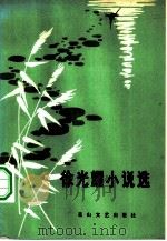 徐光耀小说选 1983 PDF电子版封面 10286·95 徐光耀著