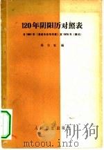 120年阴阳历对照表（1958 PDF版）