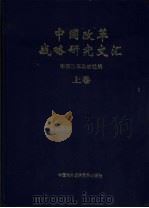 中国改革战略研究文汇 上 1999 PDF电子版封面 7800047954 中国改革杂志社编