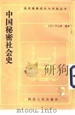 中国秘密社会史（1990 PDF版）