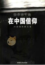 在中国信仰  回族题材散文卷（1999 PDF版）